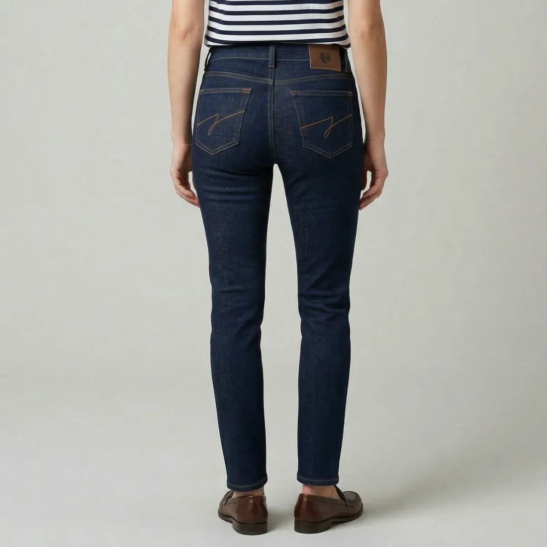 JEAN FRANCAIS FEMME DENIM BRUT PALAB COUPE AJUSTEE