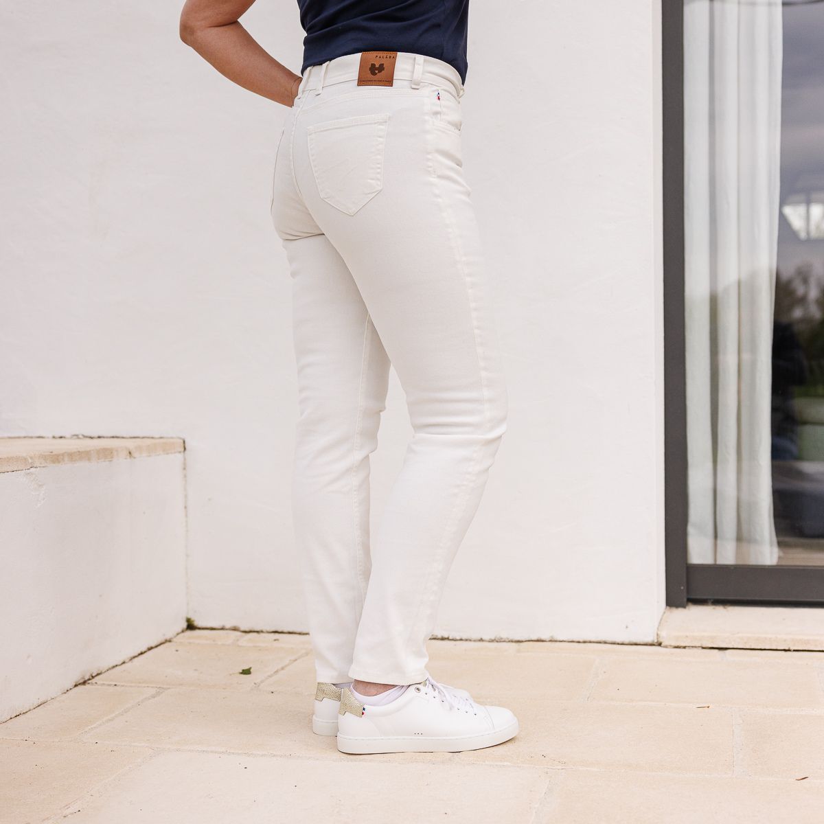 Jean français Femme Ecru