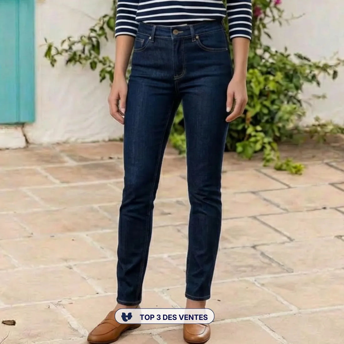 JEAN FRANCAIS FEMME DENIM BRUT PALAB COUPE AJUSTEE