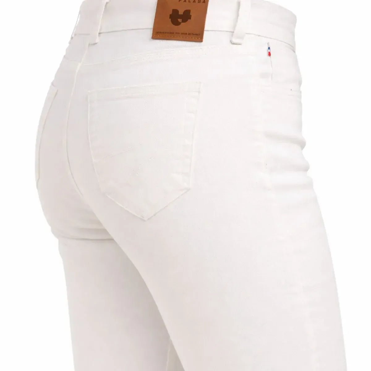 Jean français Femme Ecru - Jeans femme PALÂBA