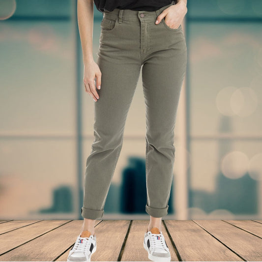 Jean français Femme Kaki - Jeans femme PALÂBA