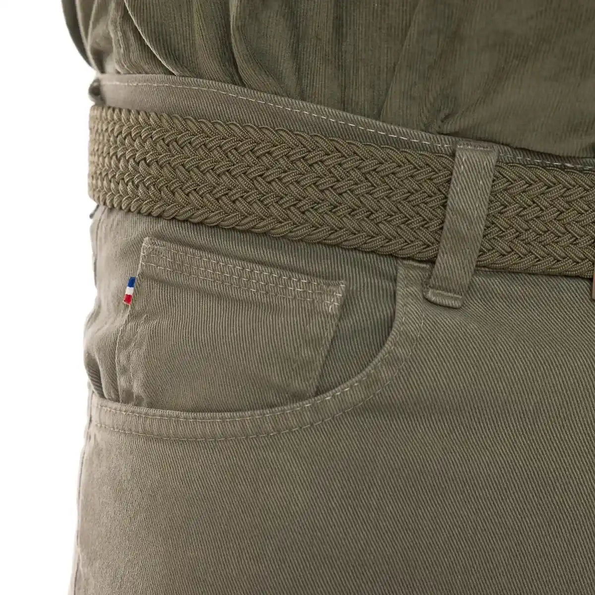 JEAN FRANCAIS KAKI POUR HOMME COUEP AJUSTEE MARQUE PALABA