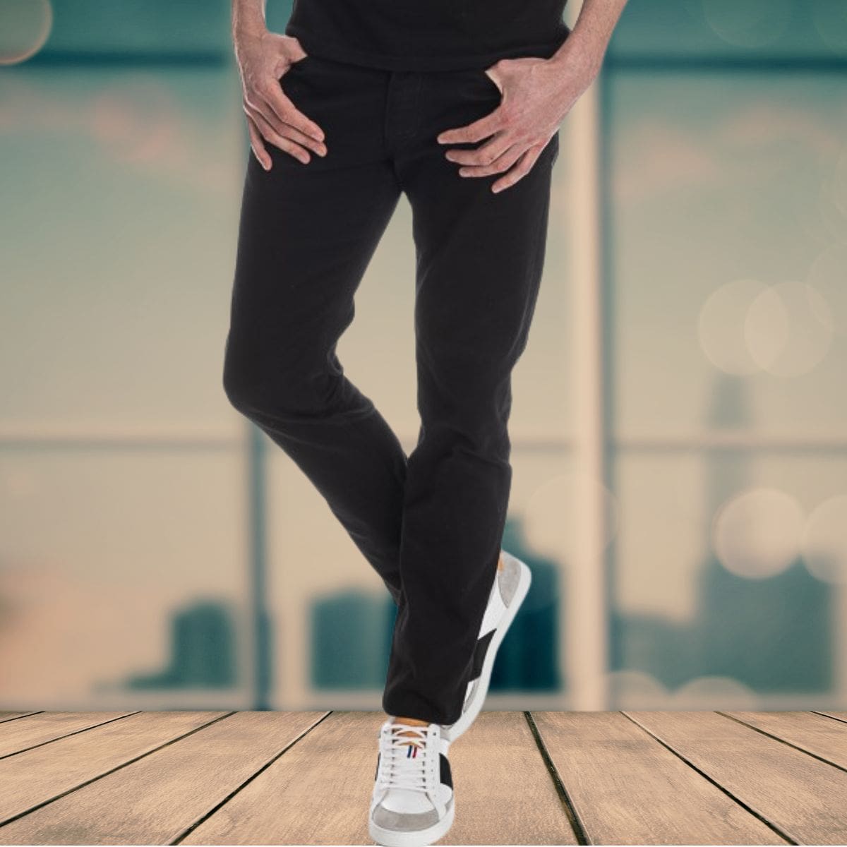Jean français Homme Noir - Jeans homme PALÂBA