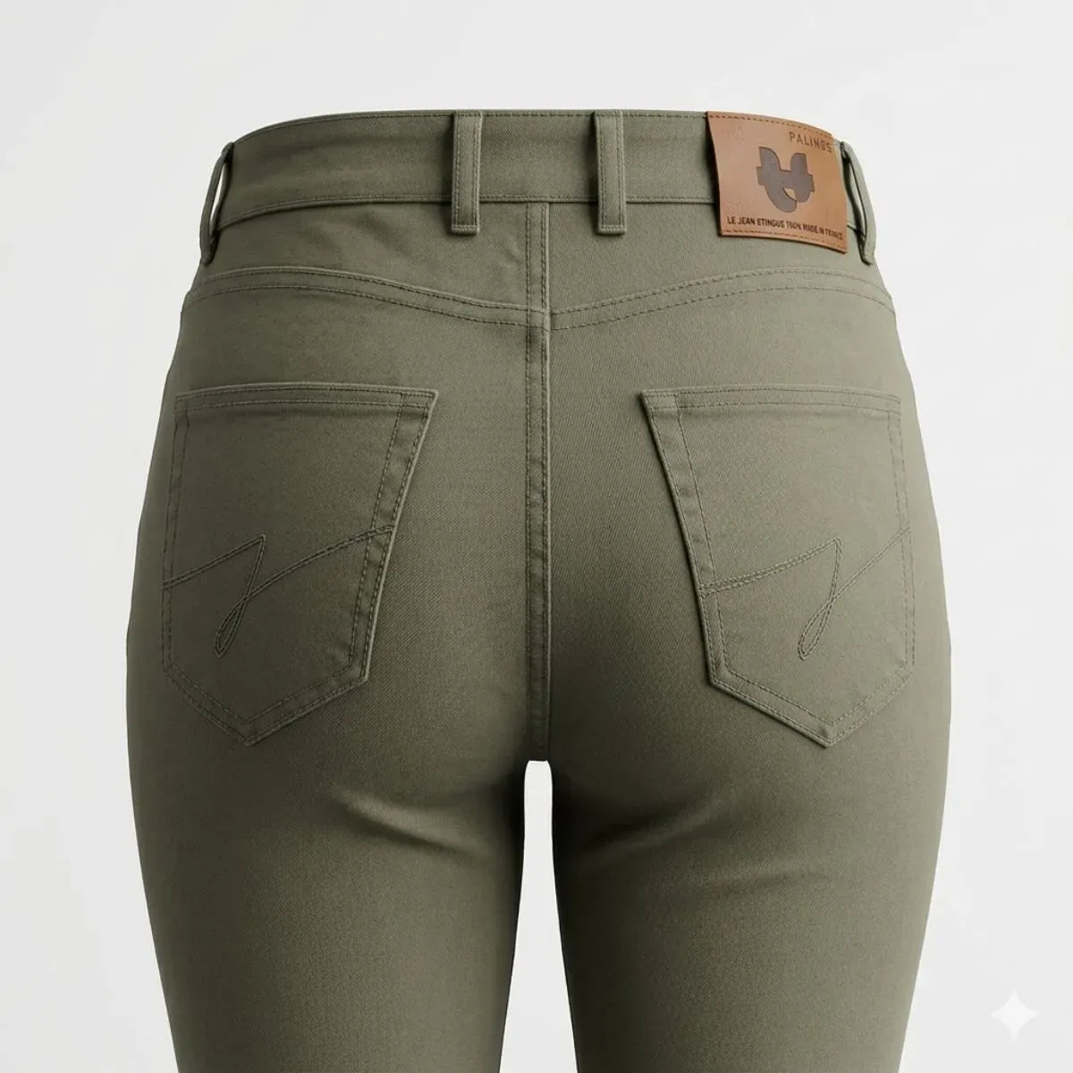 Jean français Femme Kaki - Jeans femme PALÂBA