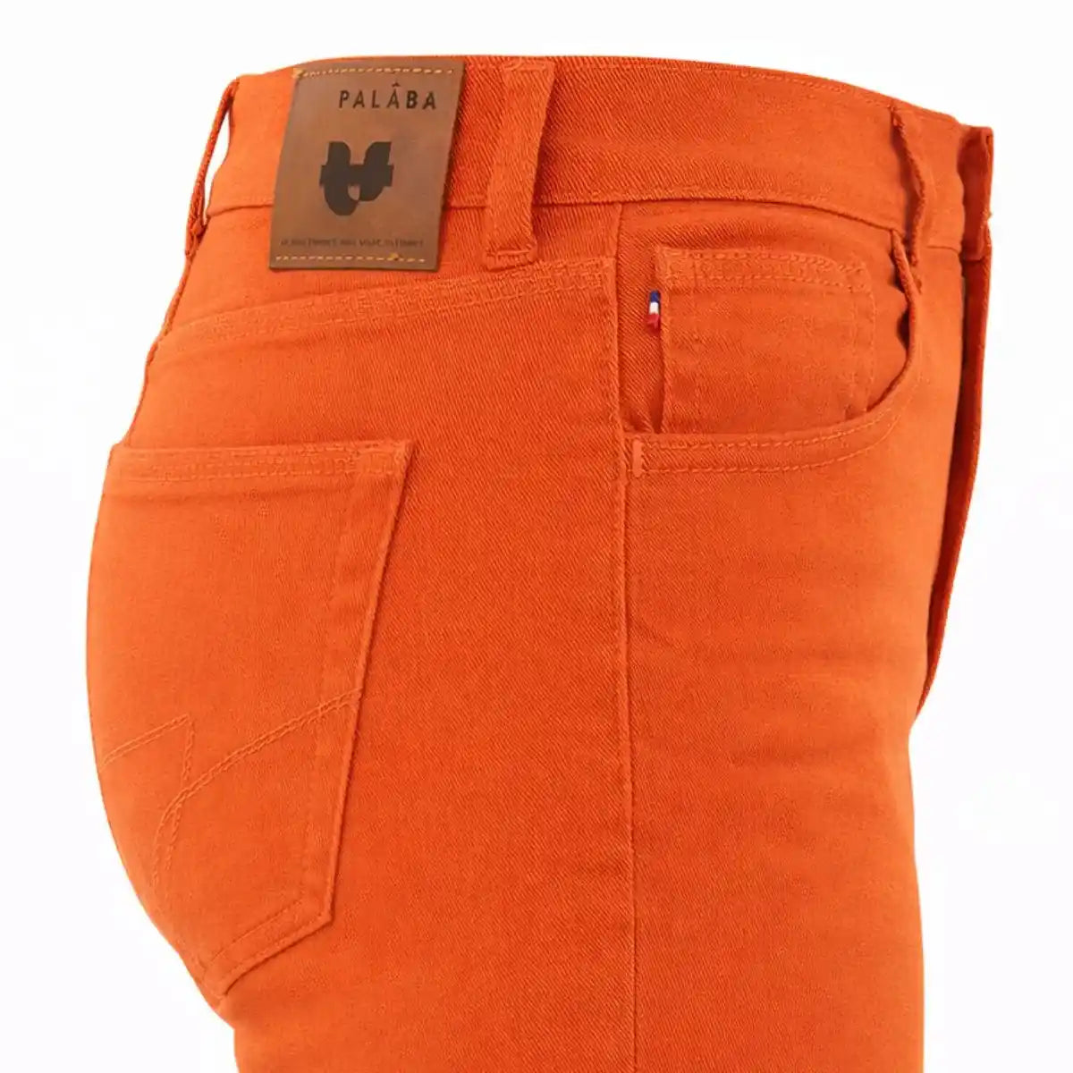 JEAN BOOTCUT ORANGE POUR FEMME DE LA MARQUE PALABA