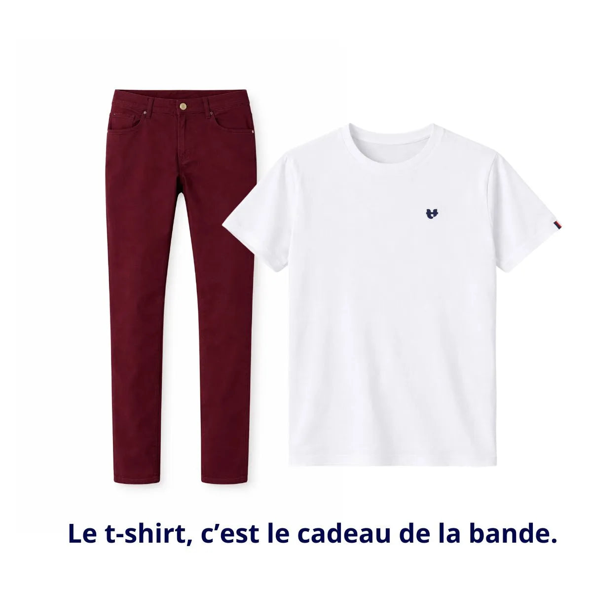 jena pour homme bordeaux coupe ajustée marque PALABA