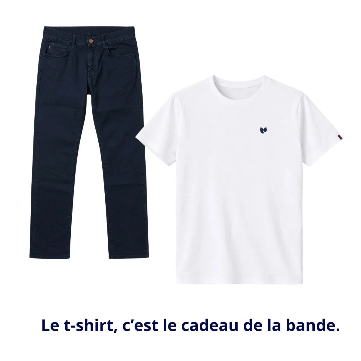 1 JEAN FRANCAIS ACHETE EGAL 1 THSIRT OFFERT