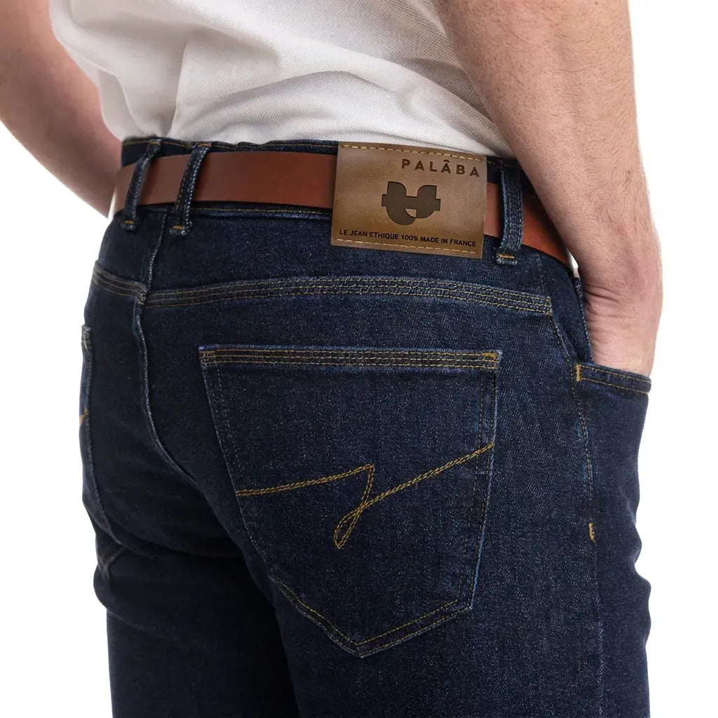 jean français homme couleur denim brut PALÂBA
