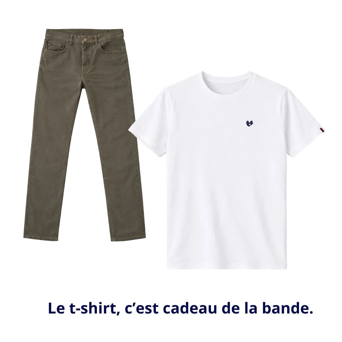 Jean Kaki homme | Coupe droite - Jeans homme PALÂBA