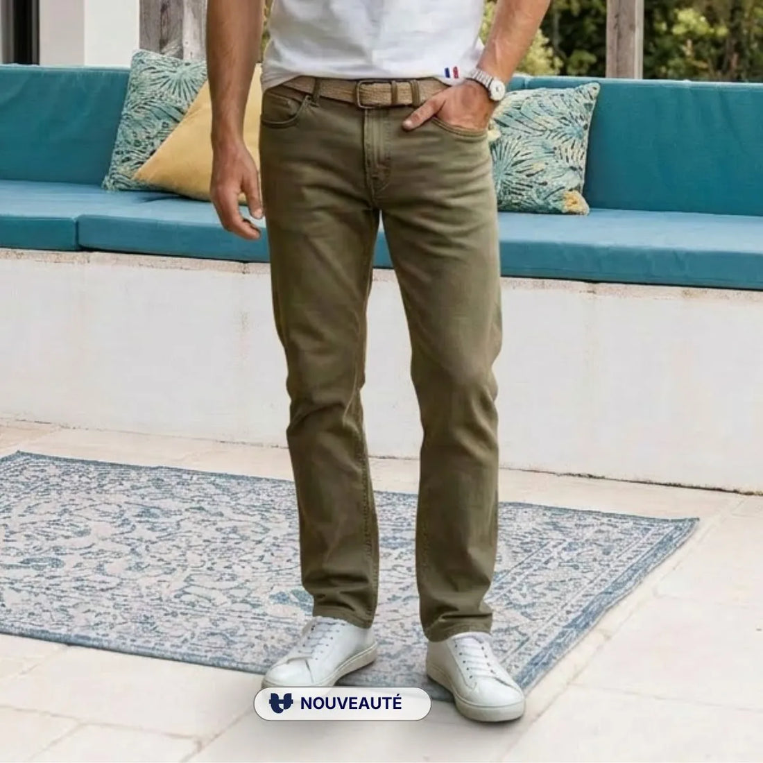 JEAN FRANCAIS HOMME KAKI MADE IN FRANCE