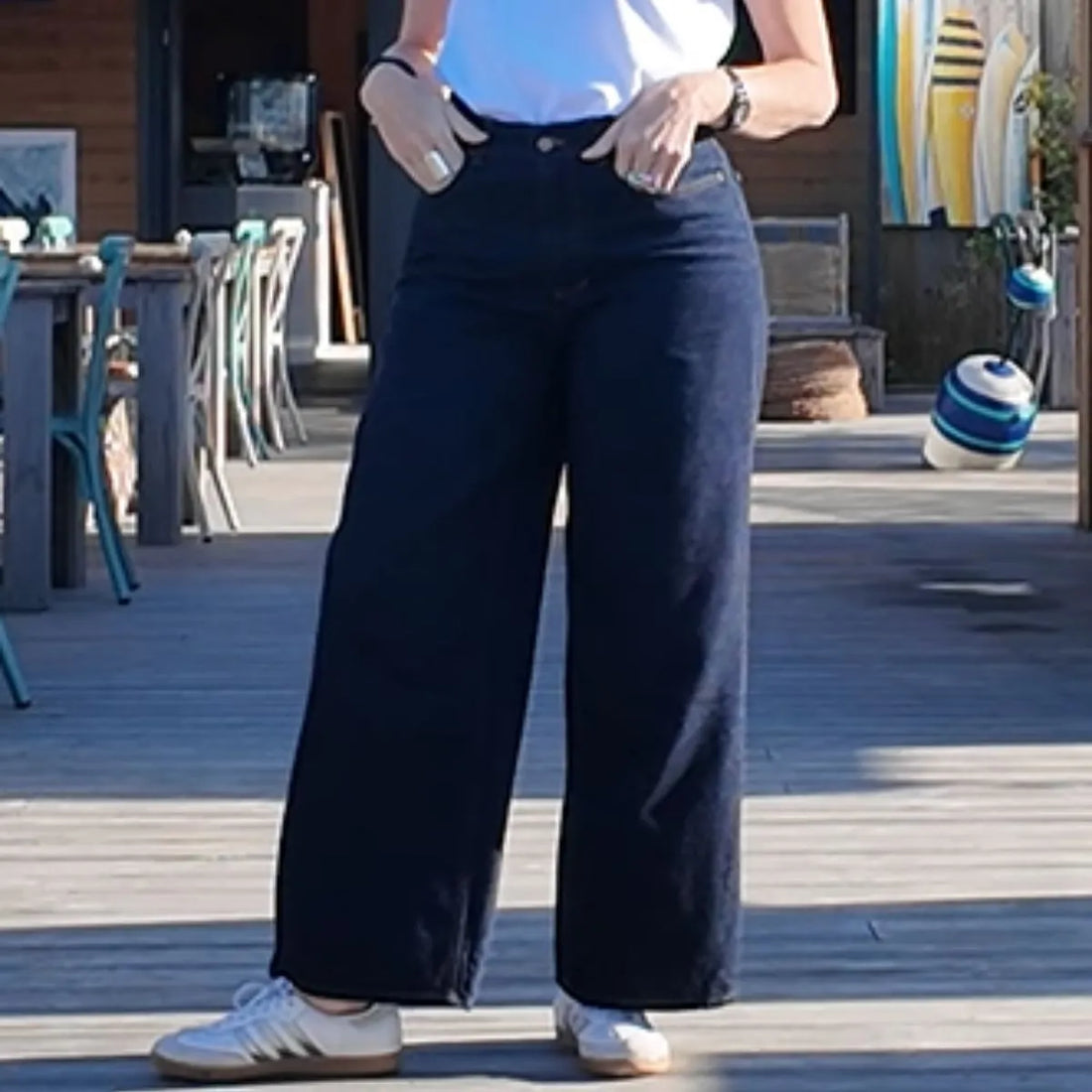 jean large pour femme brut denim PALABA