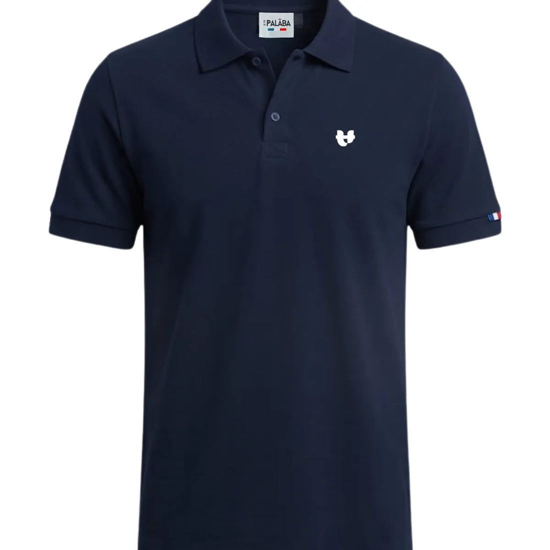 polo pour homme bleu marine fabrication française marque PALABA