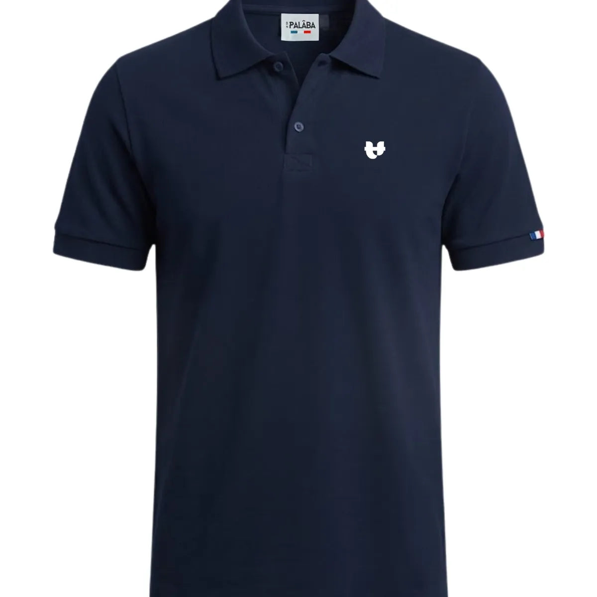 polo pour homme bleu marine fabrication française marque PALABA