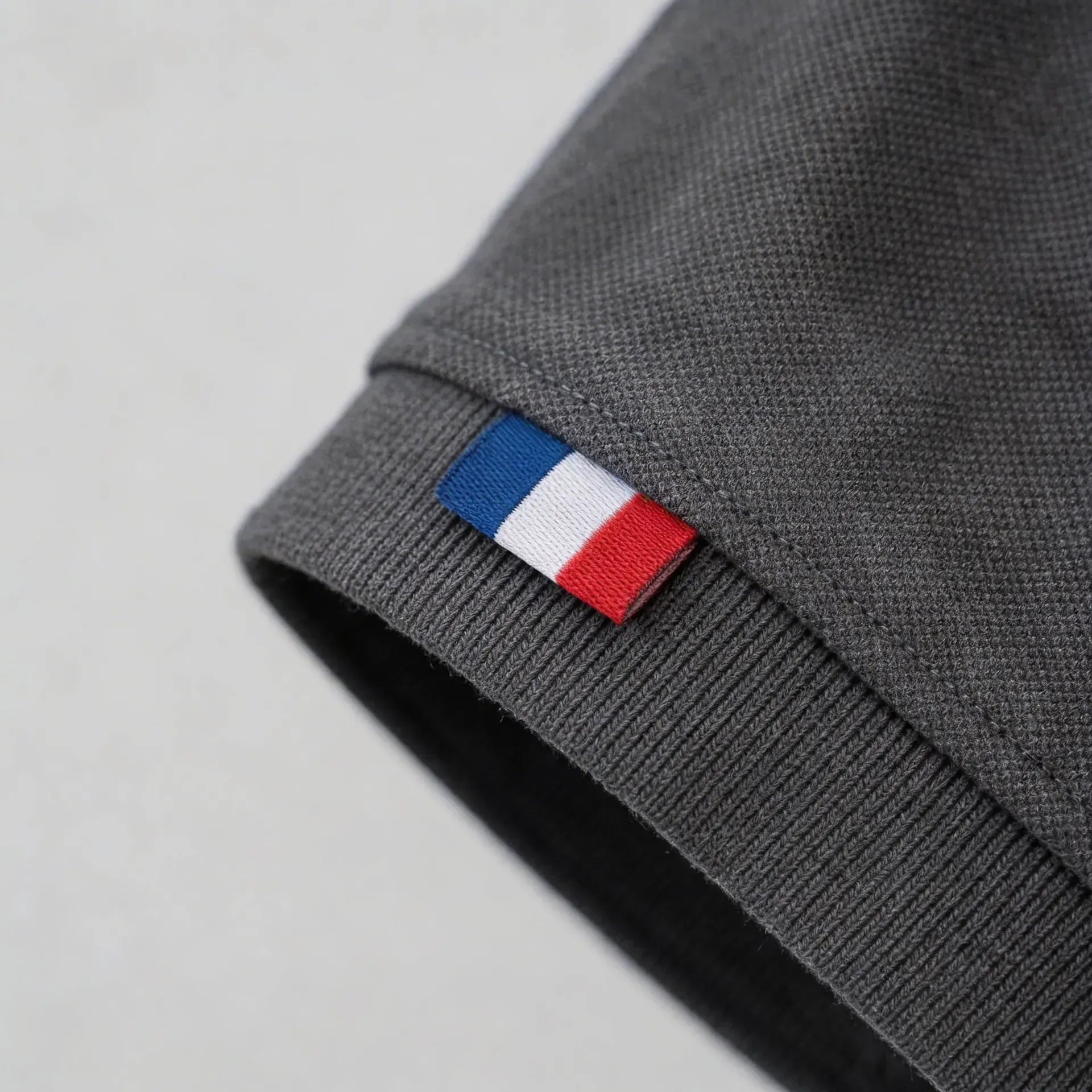 polo pour homme gris foncé coton bio marque  PALABA