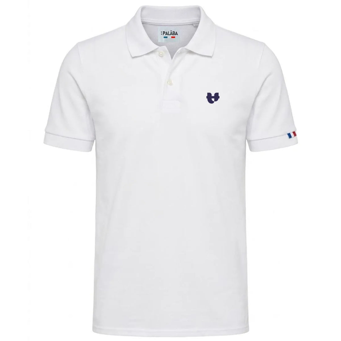 polo pour homme blanc made in France marque PALABA