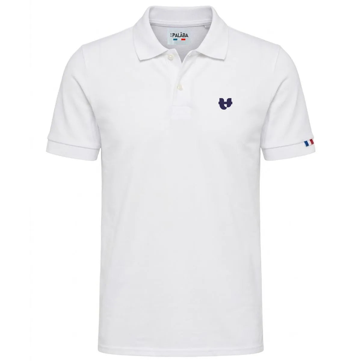 polo pour homme blanc made in France marque PALABA