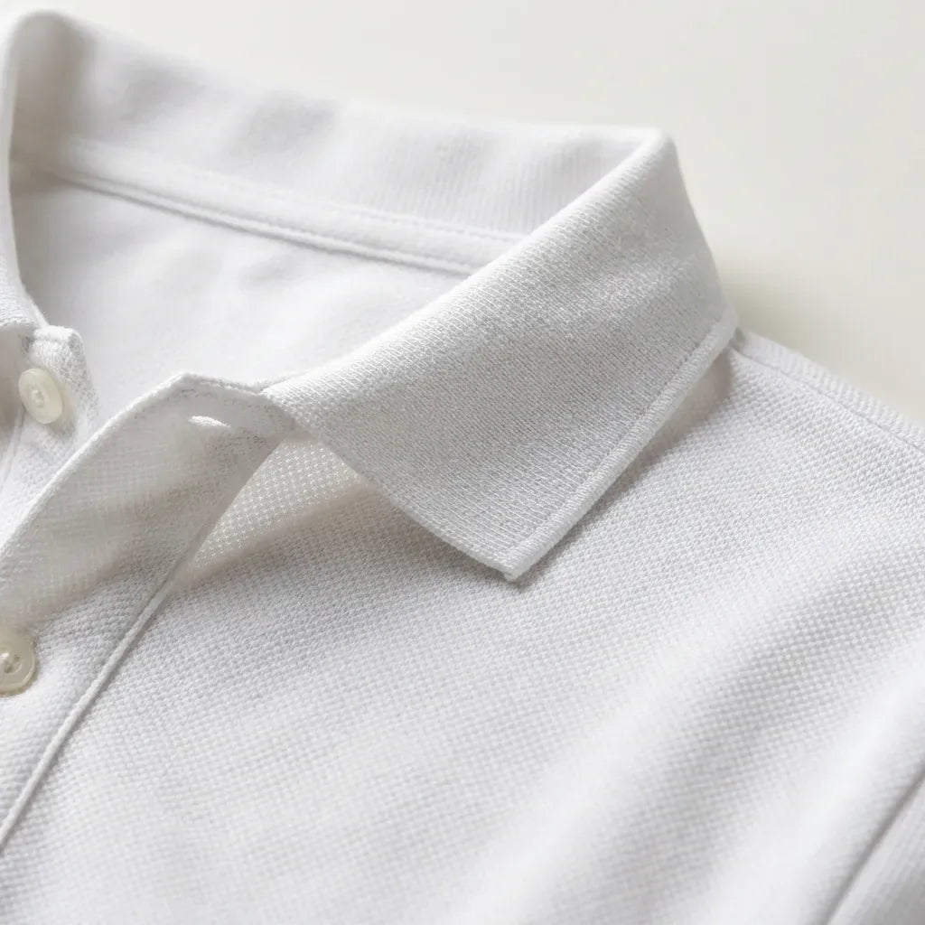 polo pour homme blanc made in France marque PALABA
