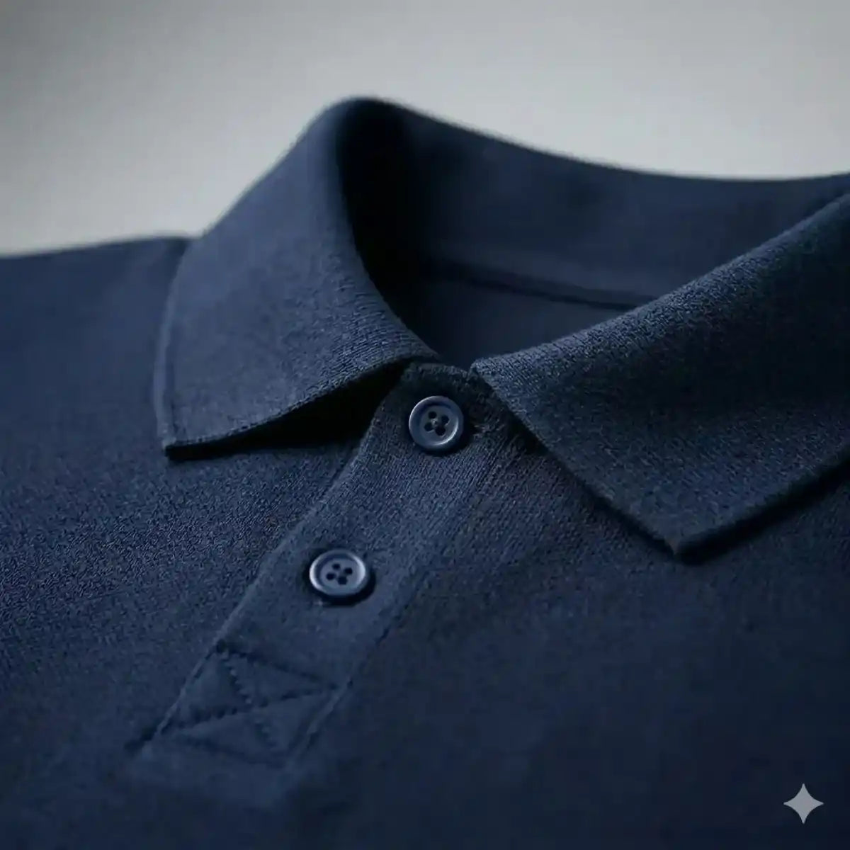 polo pour homme bleu marine fabrication française marque PALABA