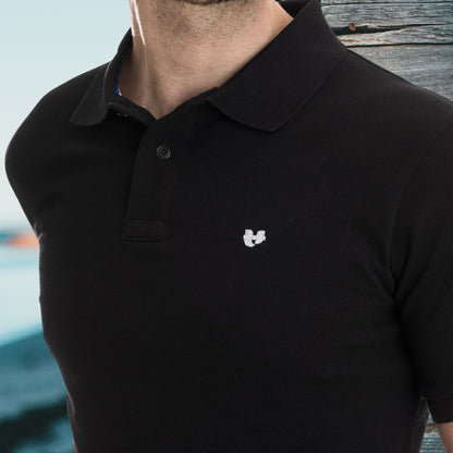 Polo noir Made In France
