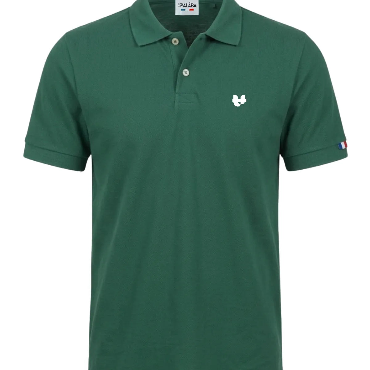 polo pour homme vert coton bio marque  PALABA
