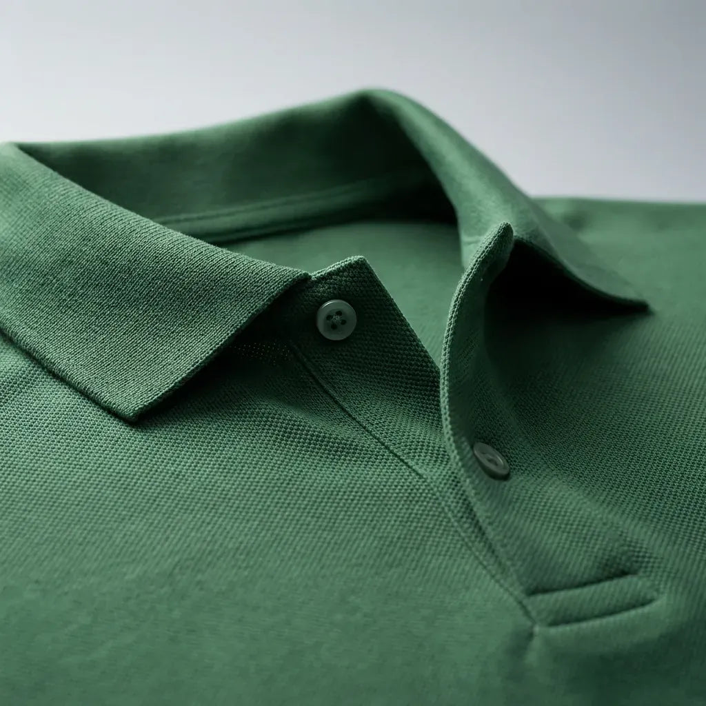 polo pour homme vert coton bio marque  PALABA