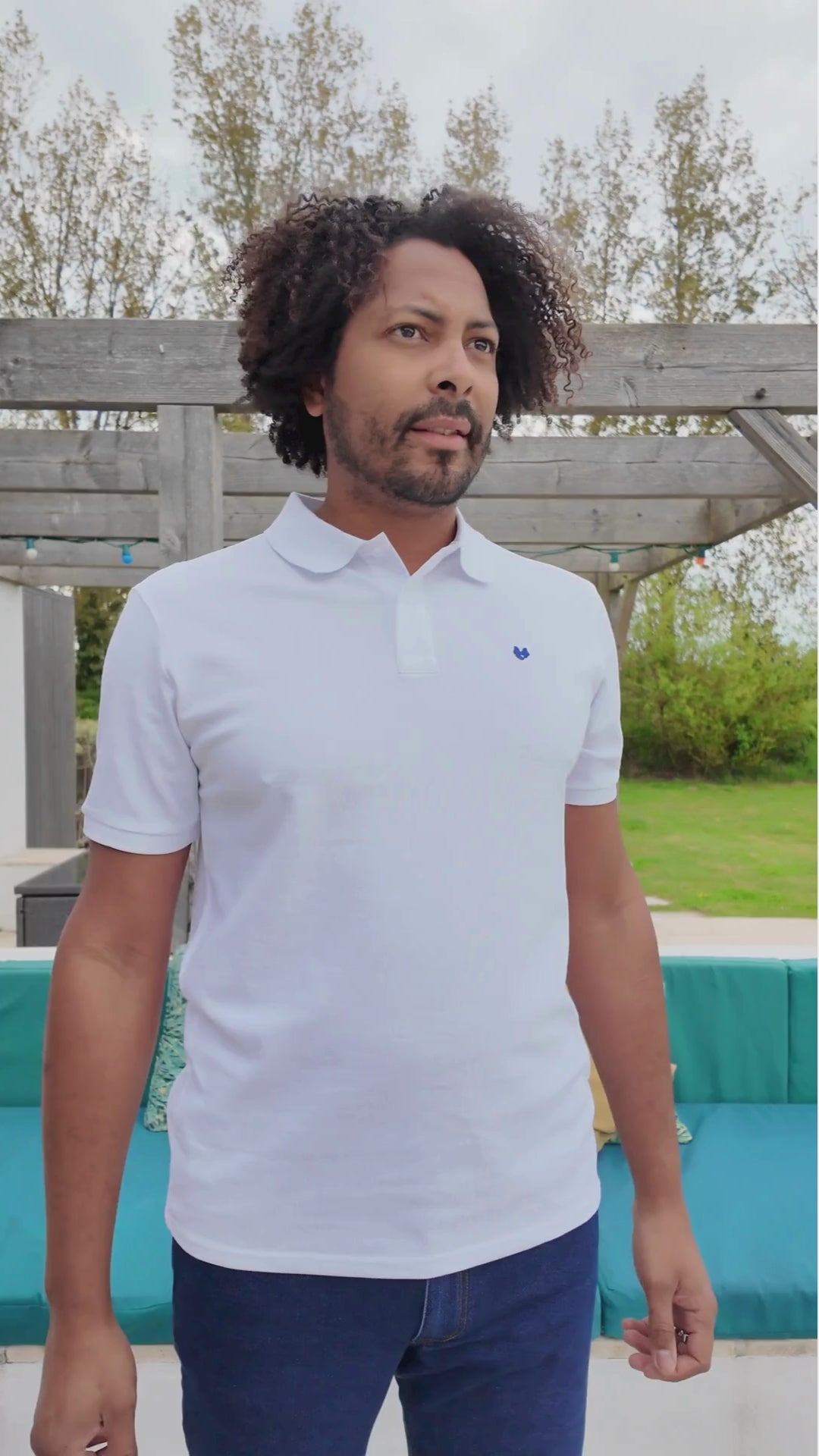 Polo blanc Made In France