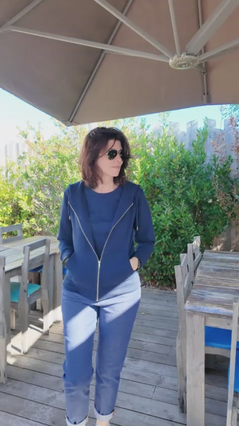 video sweat zippe femme comment le porter