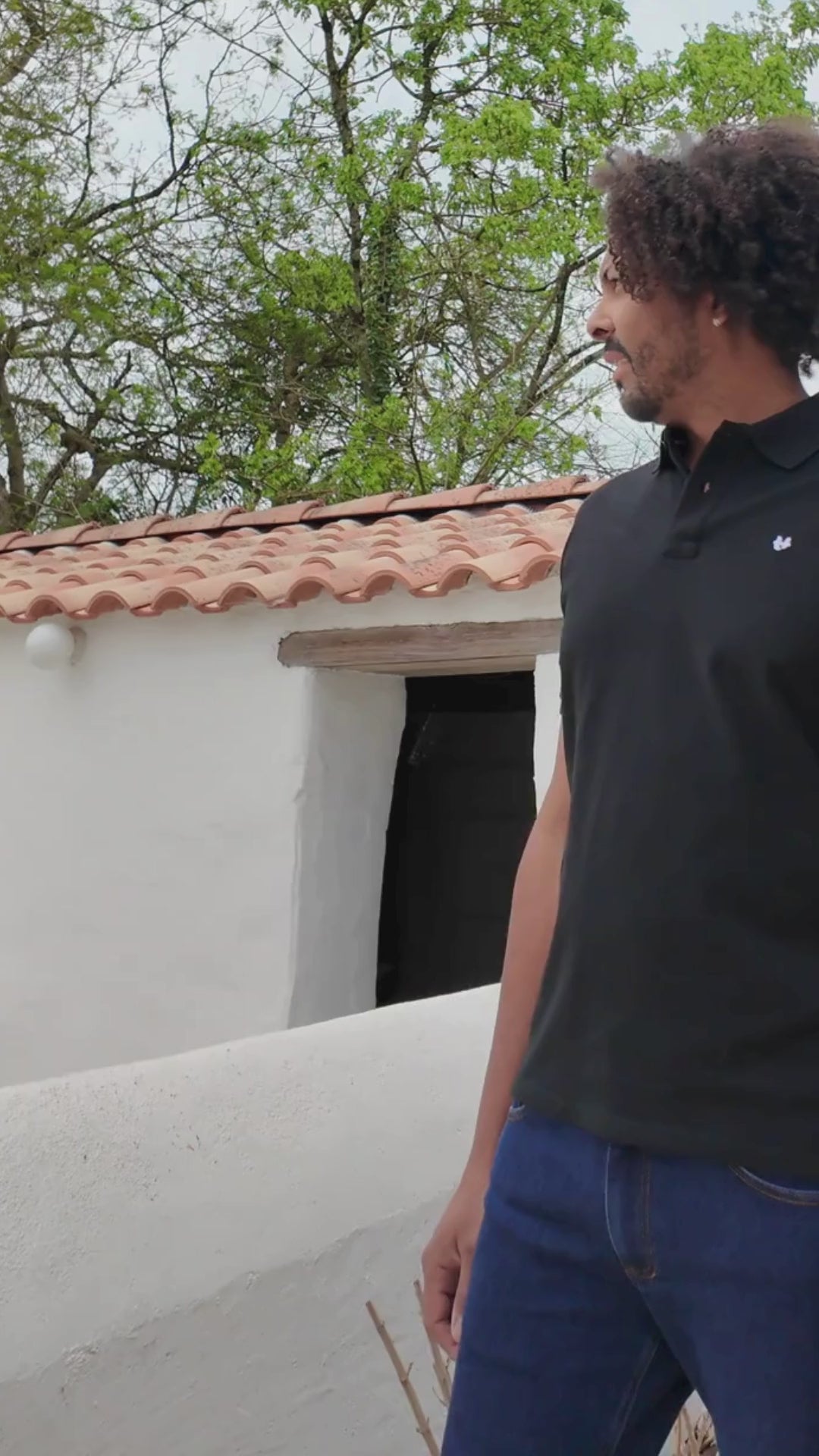 Polo noir Made In France