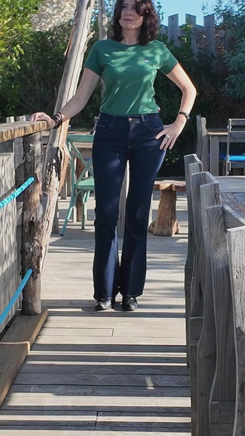 Aperçu de la vidéo de présentation du jean bootcut femme denim brut palaba