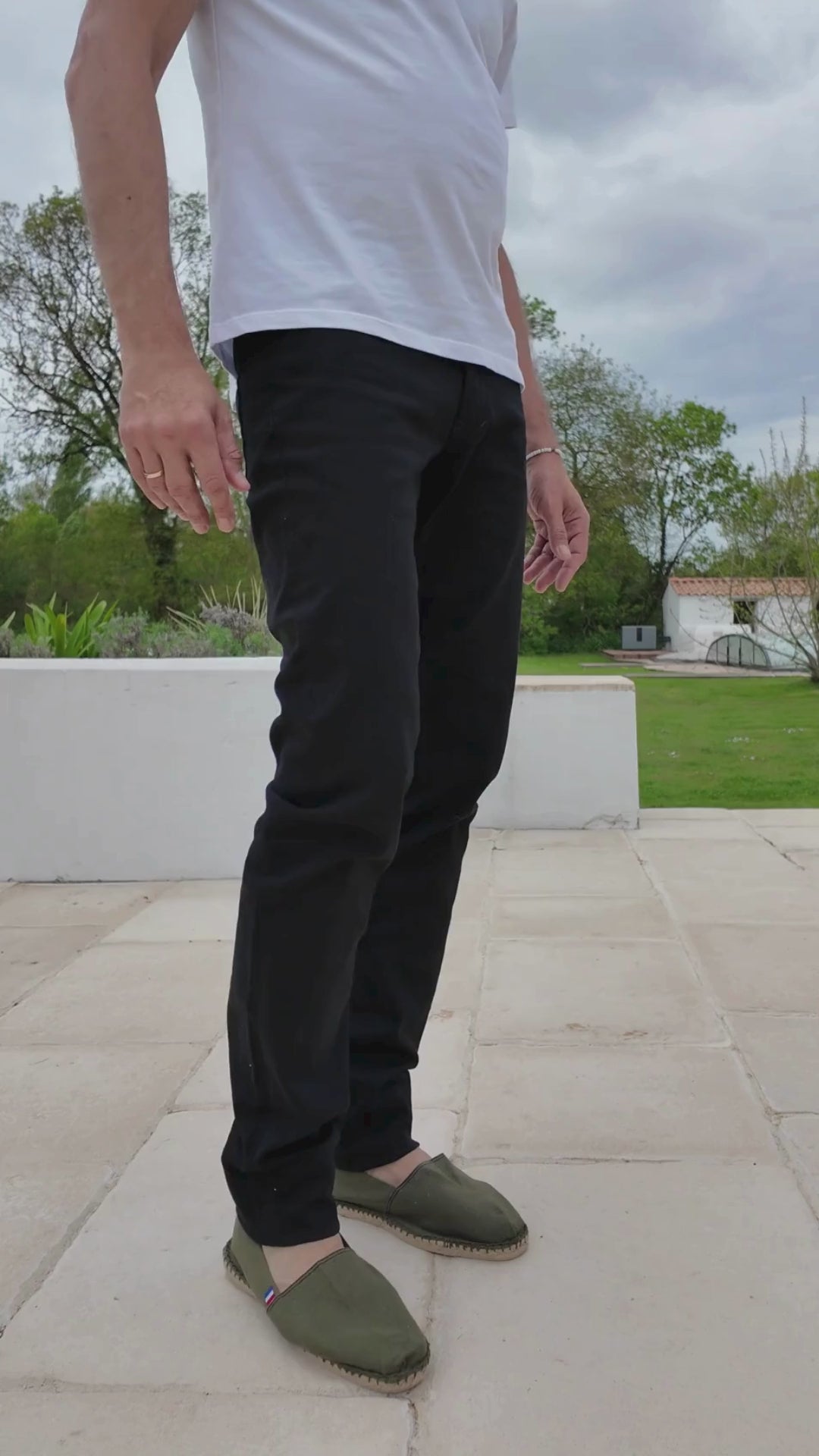 Jean français Homme Noir