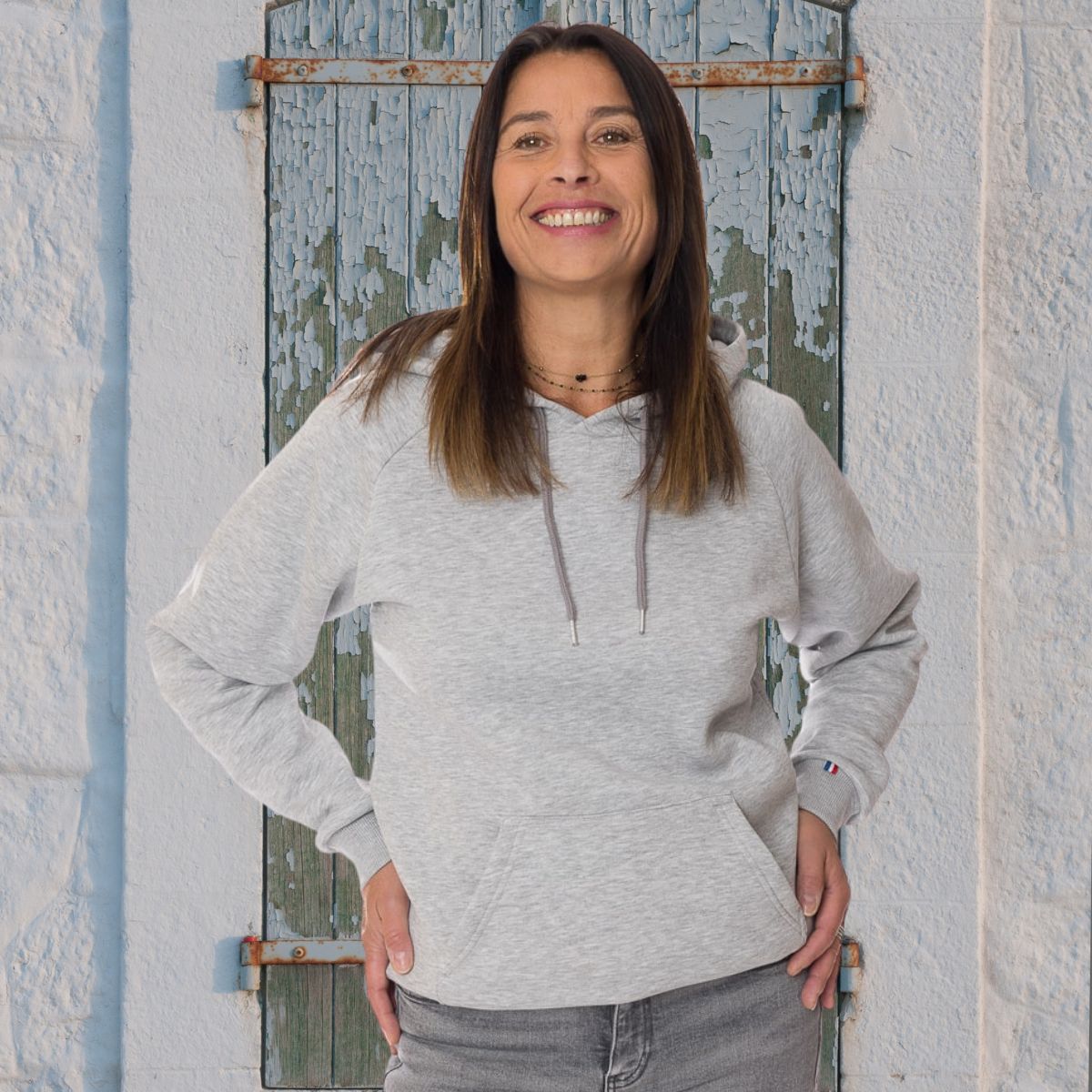 Sweat à capuche femme - Gris - Sweat capuche PALÂBA