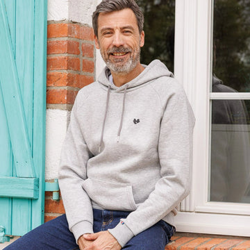 Sweat capuche homme - PALÂBA COEUR - Sweat capuche PALÂBA