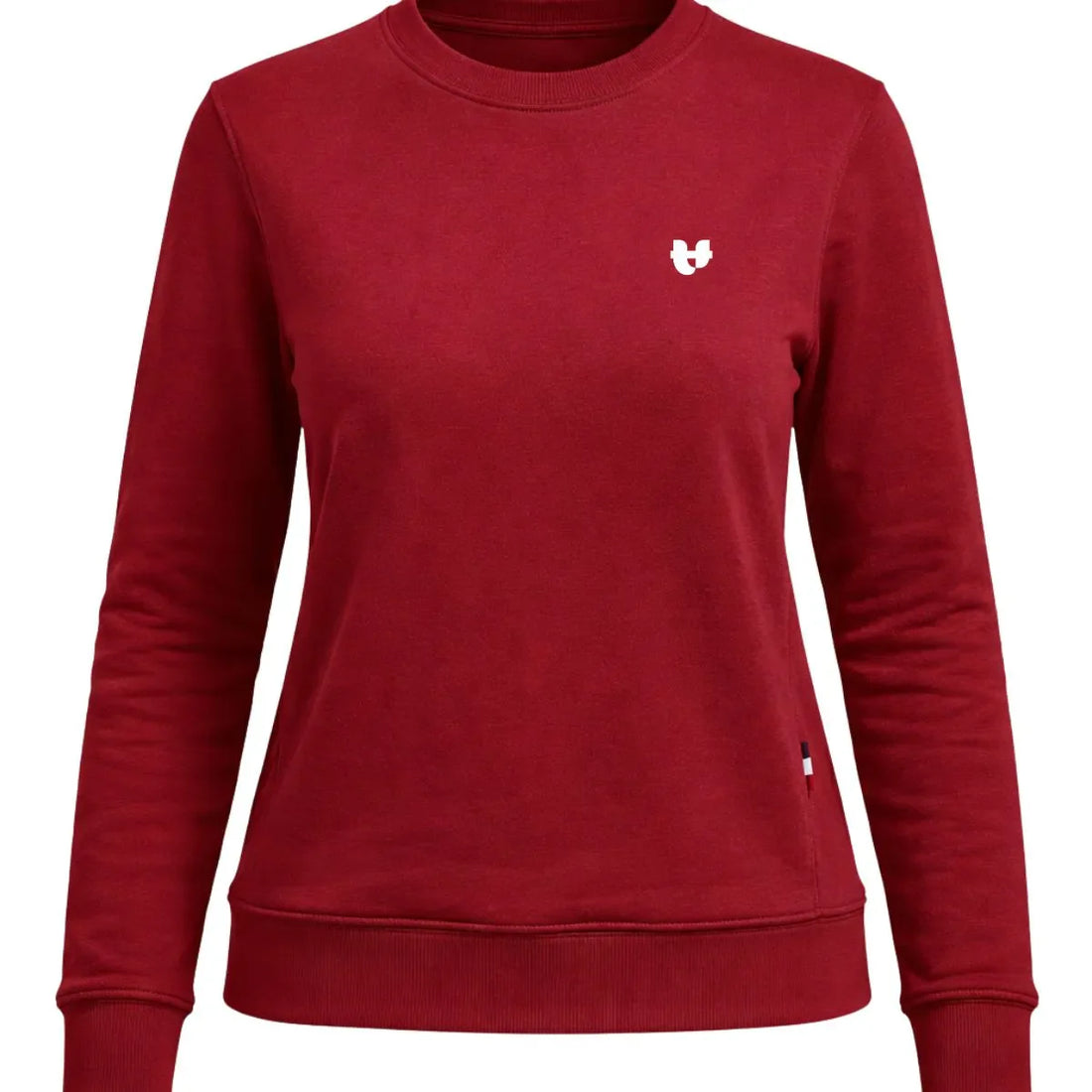 Sweat femme bordeaux à col - Sweat capuche PALÂBA