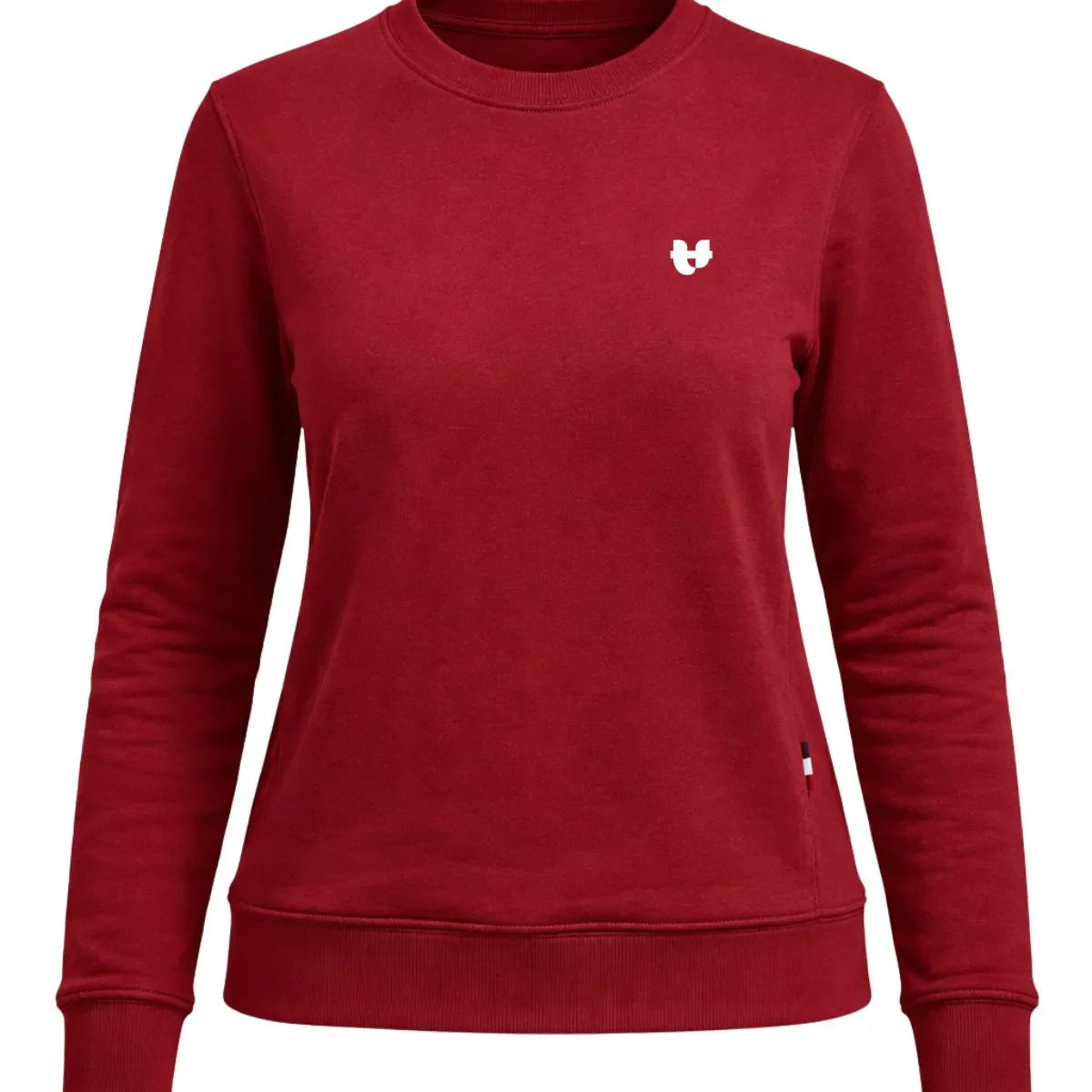 Sweat femme bordeaux à col - Sweat capuche PALÂBA