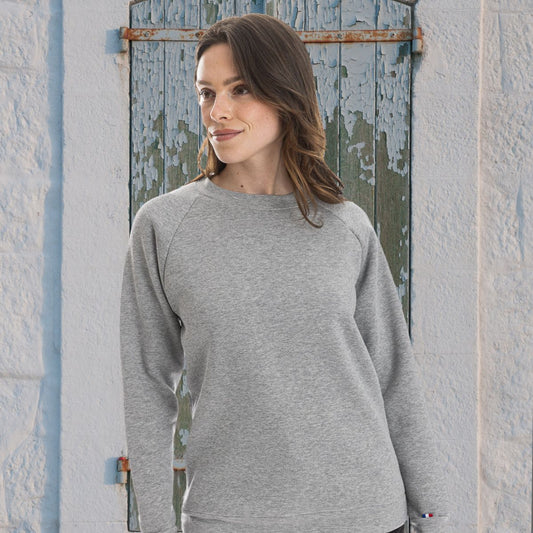 Sweat femme gris - Sweat sans capuche PALÂBA