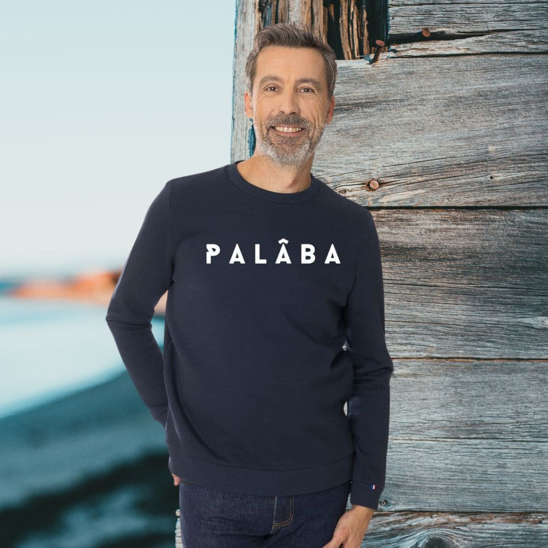 Sweat homme sans capuche - PALÂBA - Sweat sans capuche PALÂBA