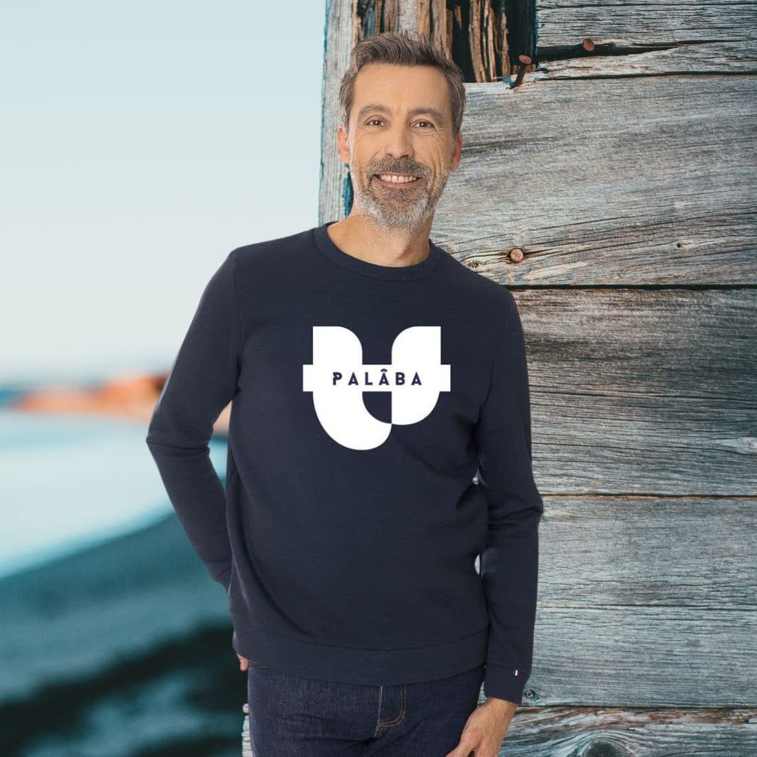 Sweat homme sans capuche - SIGNATURE PALÂBA - Sweat sans capuche PALÂBA