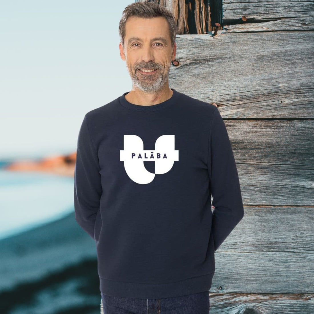 Sweat homme sans capuche - SIGNATURE PALÂBA - Sweat sans capuche PALÂBA