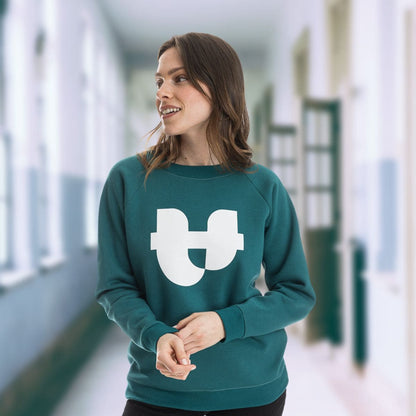 Sweat vert femme PALÂBA - Sweat sans capuche PALÂBA