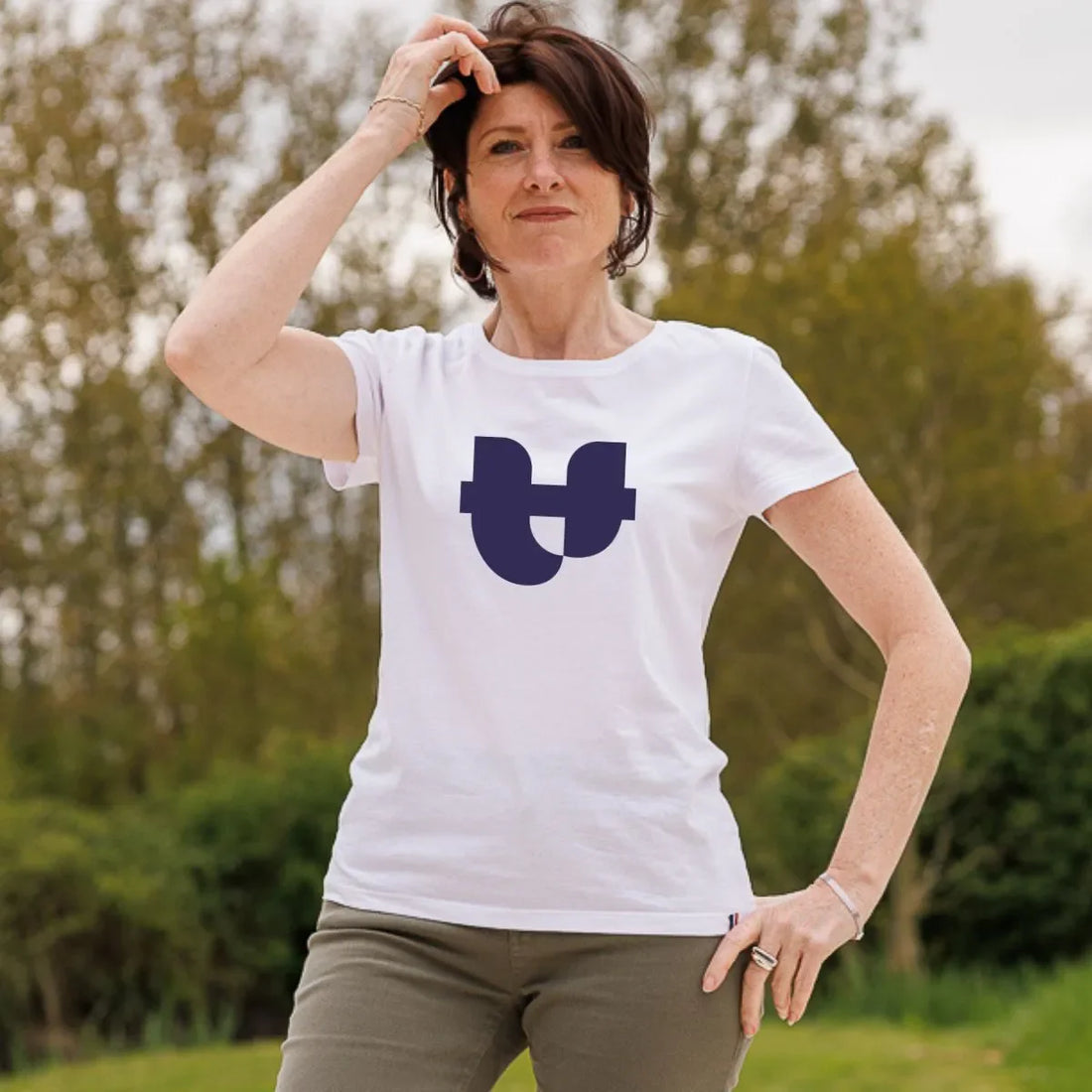 T-shirt blanc femme la GRIFFE PALÂBA - T-shirt femme PALÂBA