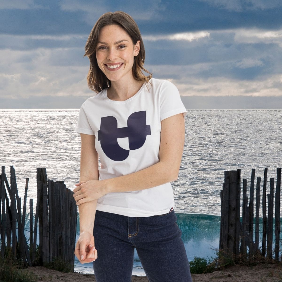 T-shirt blanc femme la GRIFFE PALÂBA - T-shirt femme PALÂBA