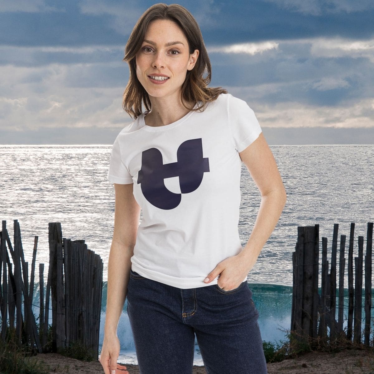 T-shirt blanc femme la GRIFFE PALÂBA - T-shirt femme PALÂBA