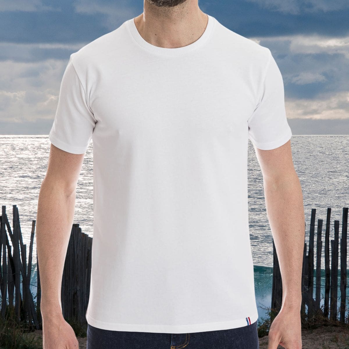 T-shirt blanc homme - LE 240 - T-shirt homme PALÂBA