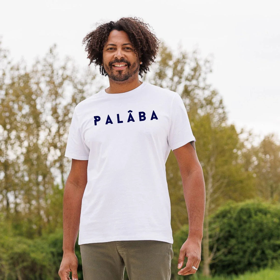 T-shirt blanc homme PALÂBA - T-shirt homme PALÂBA