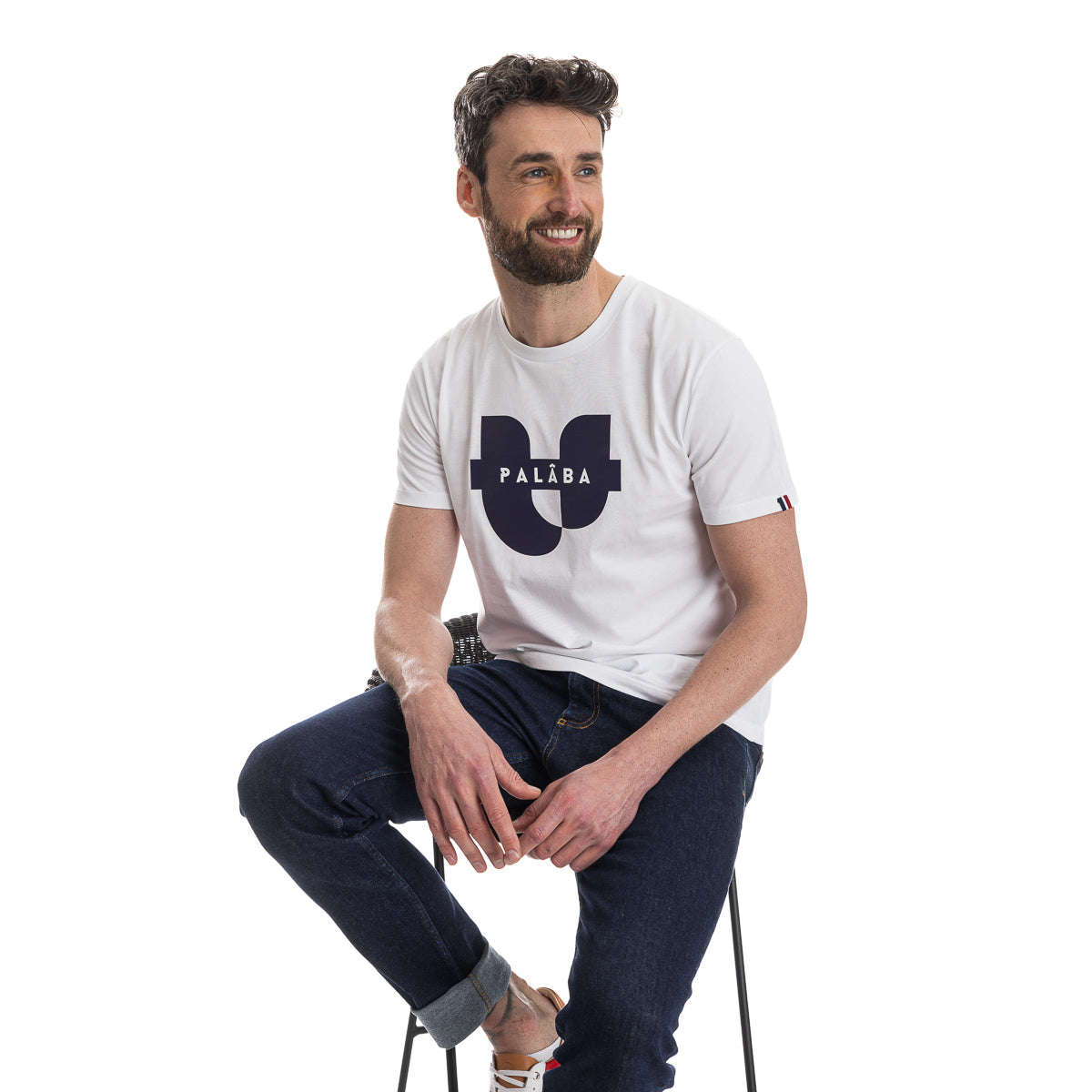 T-shirt blanc homme SIGNATURE PALÂBA - T-shirt homme PALÂBA