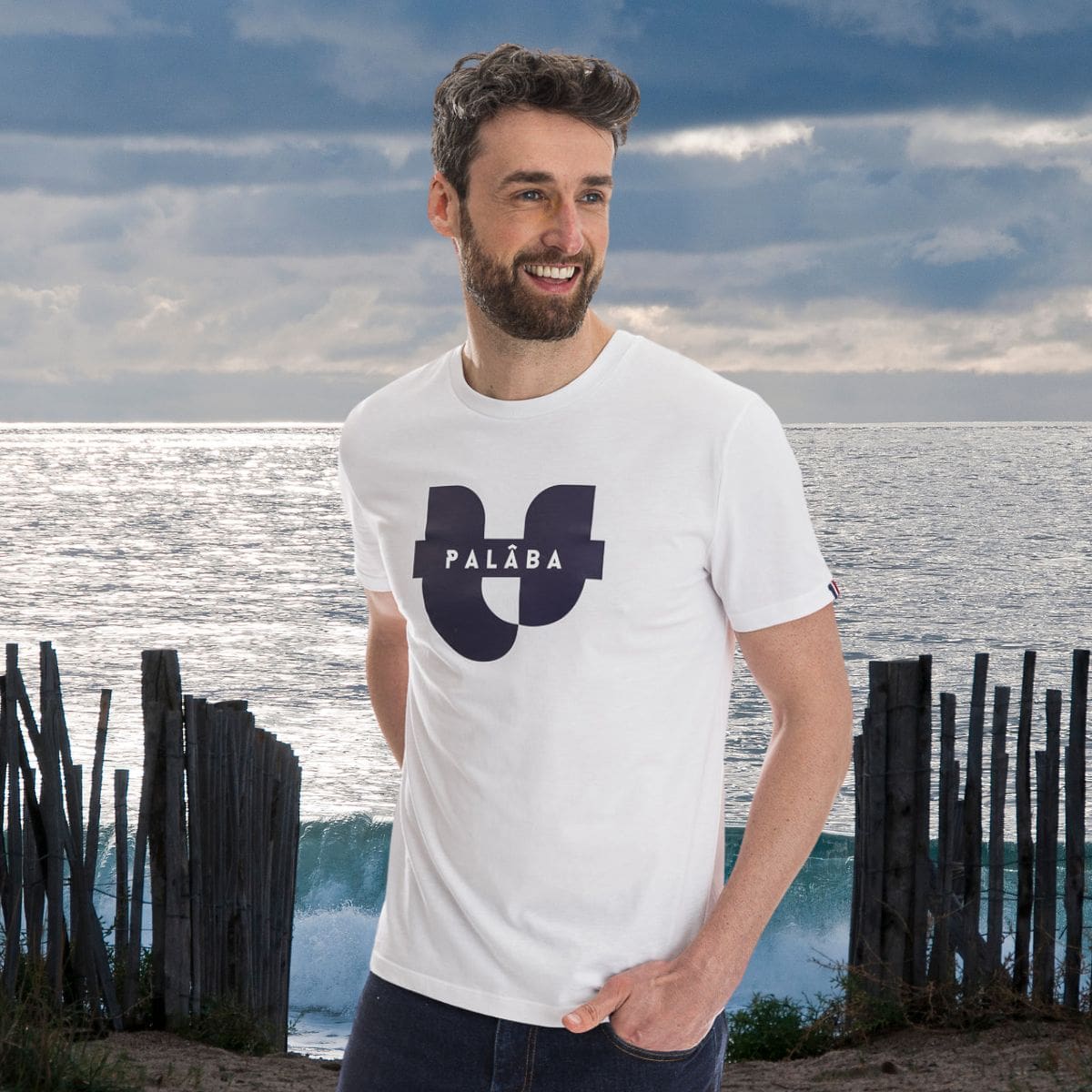 T-shirt blanc homme SIGNATURE PALÂBA - T-shirt homme PALÂBA