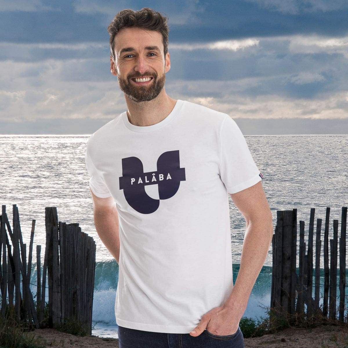 T-shirt blanc homme SIGNATURE PALÂBA - T-shirt homme PALÂBA