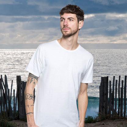 T-shirt blanc uni - T-shirt homme PALÂBA
