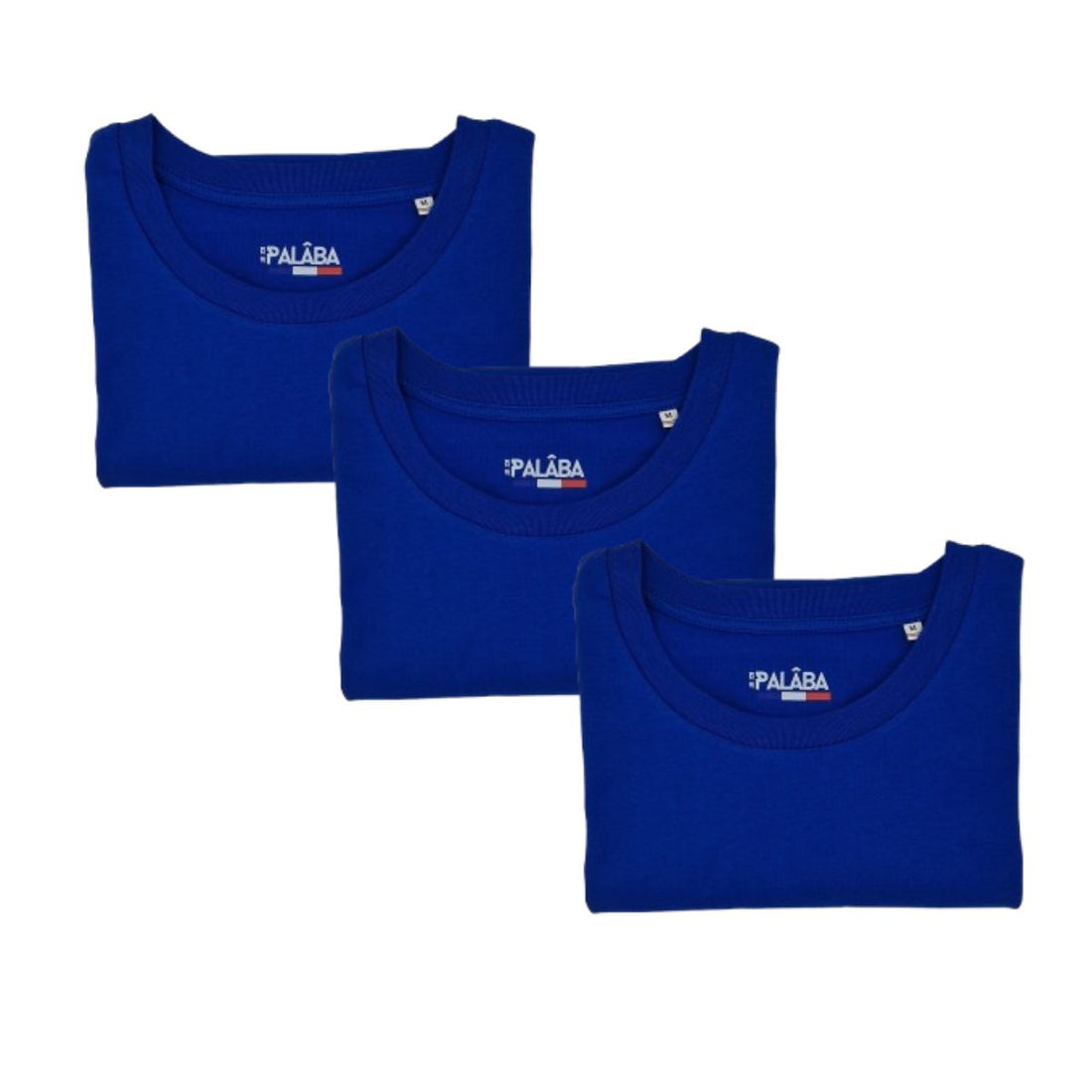 Lot 3 t shirts bleu homme - T-shirt homme PALÂBA