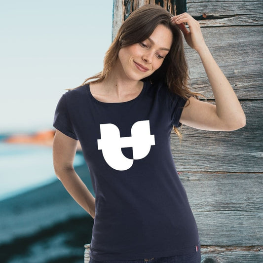 T shirt bleu marine femme GRIFFE PALÂBA - T-shirt femme PALÂBA